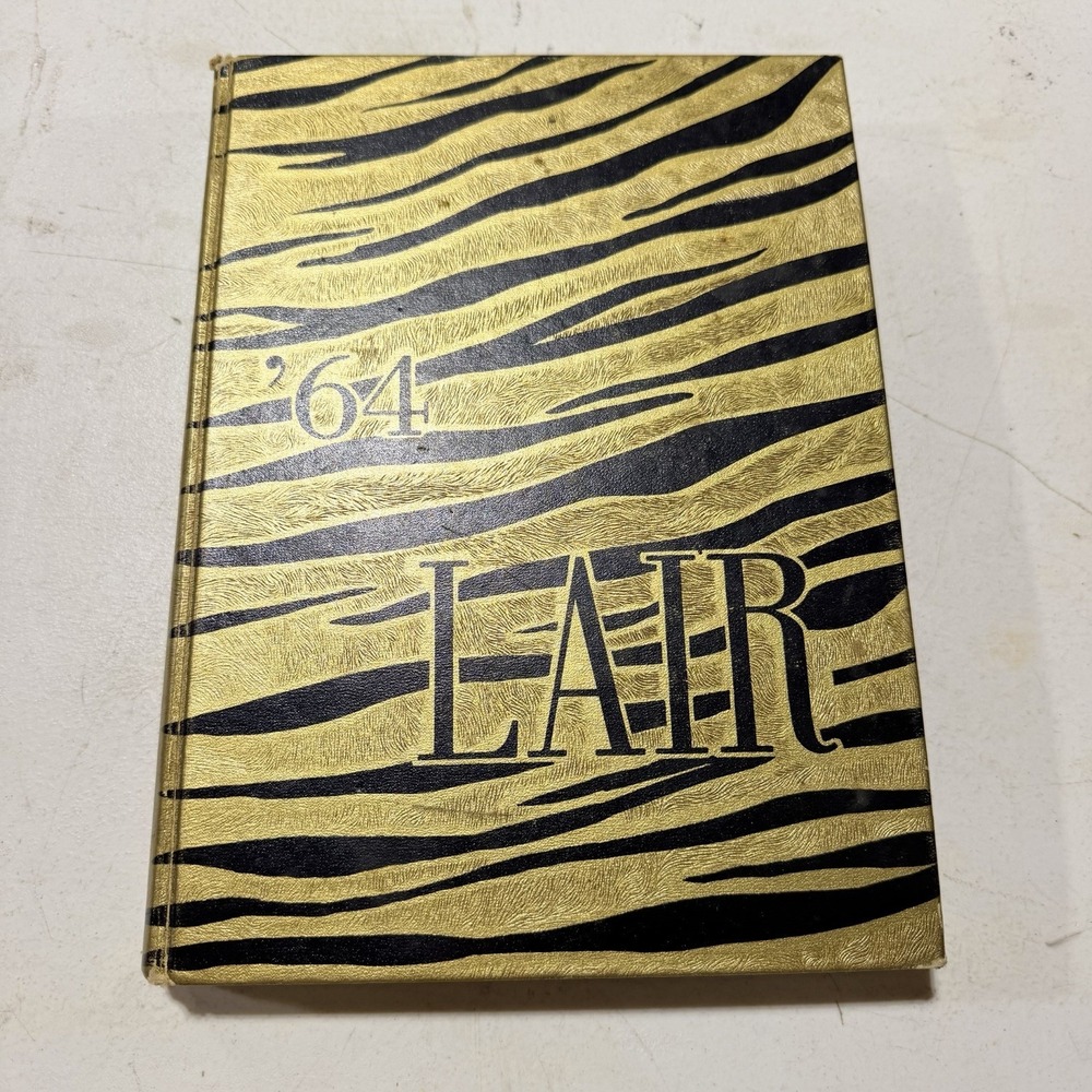 FRANK BEARD ZZ TOP RARE 1964 IRVING HIGH SCHOOL THE LAIR TEXAS YEARBOOK